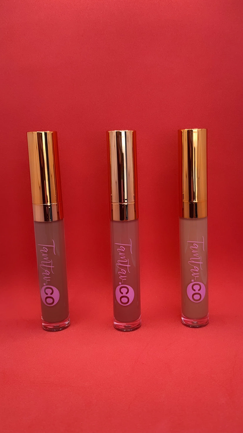 Holiday Nude Lipgloss Set- 3pcs